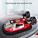 AeeJeanne Four Pass Amphibious Simulation Hovercraft High-Speed Speedboat Remote Control Toys 2.4 GHz with Double Power, 1:10 Electric Watercraft RC Racing Boat Gifts for Kid