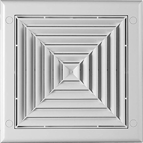 MKK Lüftungsgitter 300x100mm Weiß - Mit Insektenschutz Für Innen & Außen