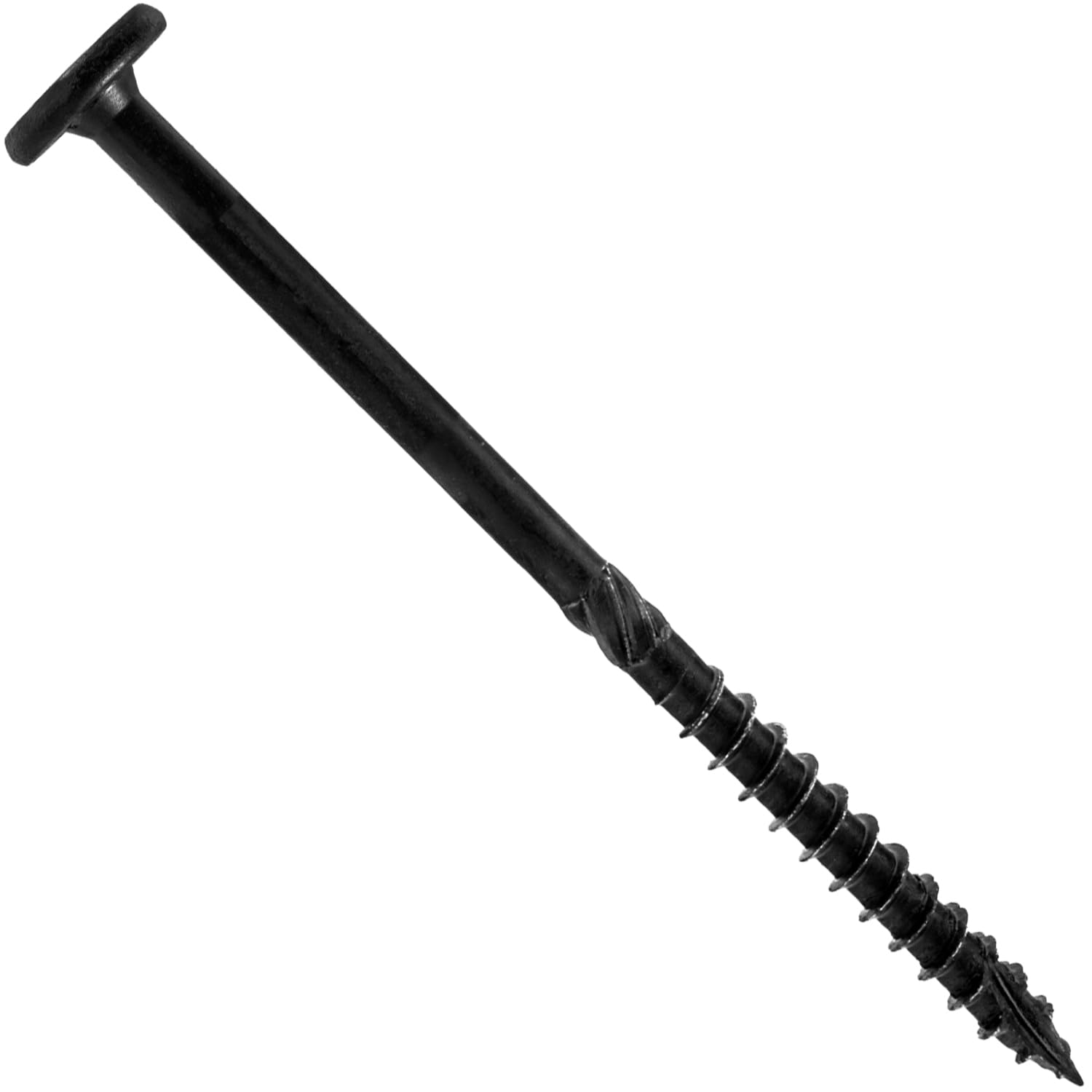 Lot de 50 vis tire-fond à tête gaufrée Utilisées pour la construction de bûches, l'encadrement de bois, les poutres laminées et les granges de poteaux Entraînement Torx T-30
