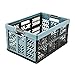 Produktbild keeeper Stabile Profi-Klappbox mit Soft-Touch Griffen, 54 x 37 x 28 cm, 45 l, Ben, Nordic Blue