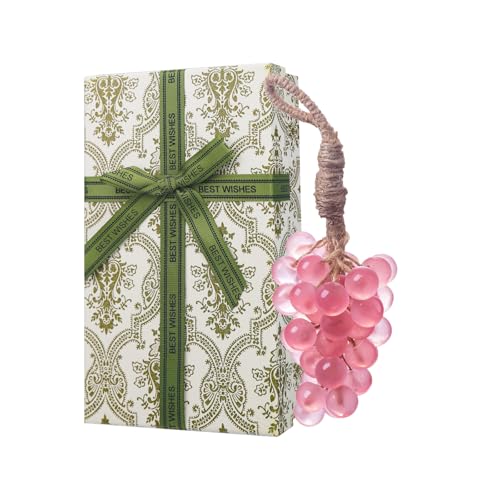 OUKEYA Handmade Grape Soap Gift Set Body Cleansing Soap with Rich Grape Aroma Moisturising & Antioxidant Bar Soapy for Bathing Decoration Gifting Freshing Air