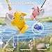 ORANGE OCEAN 66 PCS Magnetic Fishing Game for Kids Toddlers Boys Ages 3-5 4-6, Kid Magnetic Fishing Toys with 360° Rotation & Sound, Birthday Toys Gifts for 3 4 5 6 Year Old Boys Kids, 1-8 Players