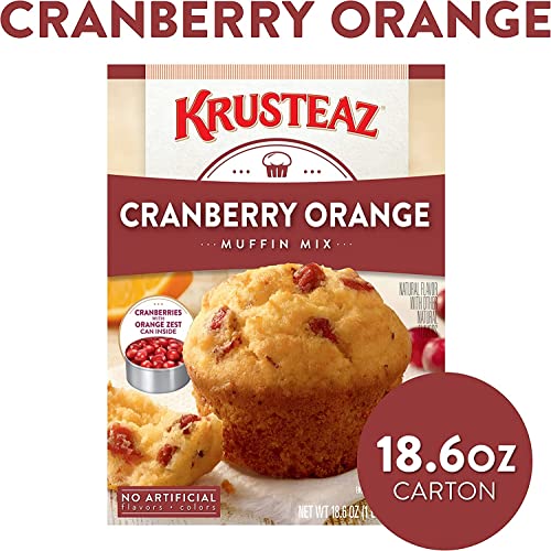 Krusteaz Cranberry Orange Muffin Mix, Contains Cranberries With Orange Zest (18.6 Ounce (Pack Of 1)) #TOP2