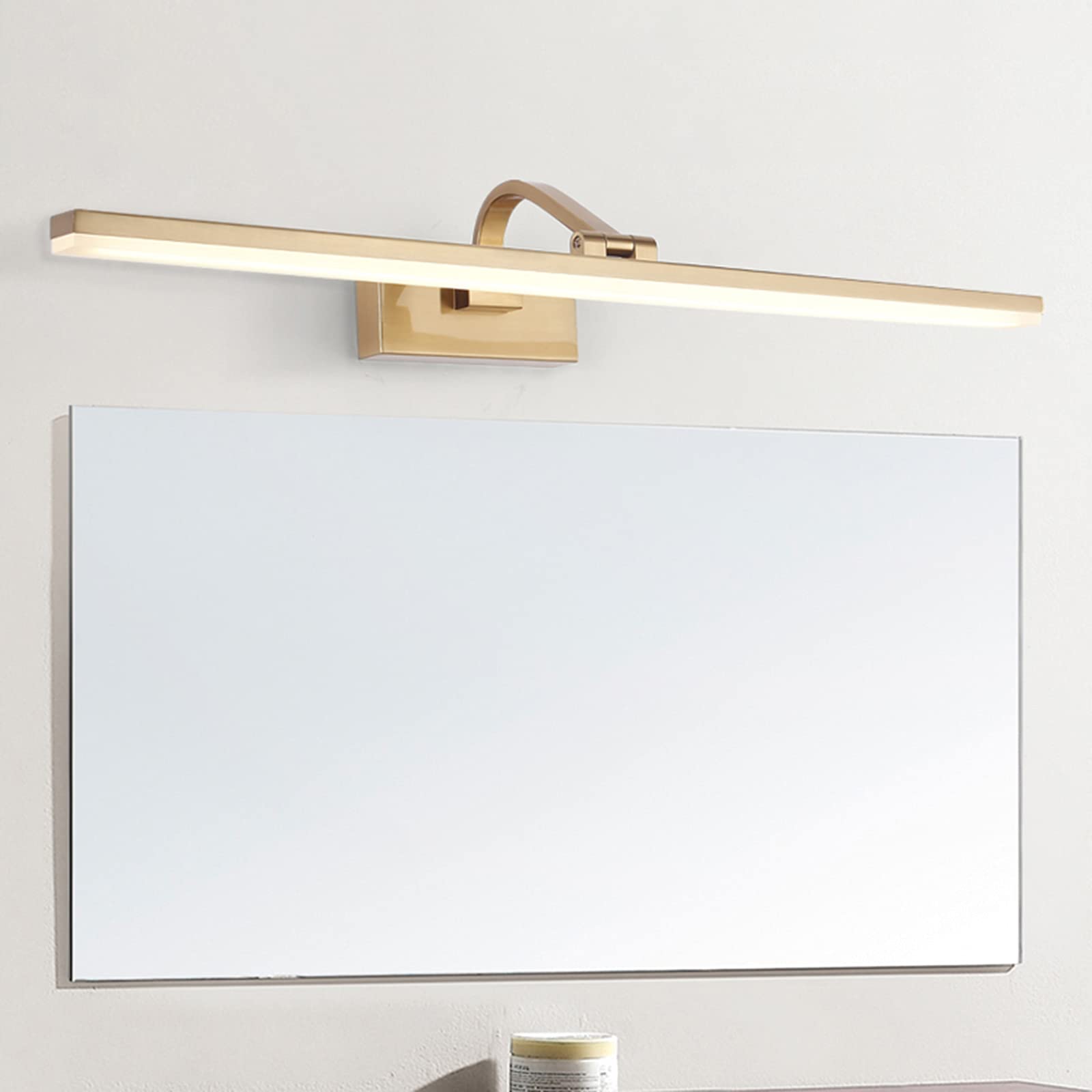 CUNTO Lámparas De Espejo De Baño Luces Delanteras De Espejo Led, Hardware De Ahorro De Energía Europeo Americano Fregadero De Baño De Acrílico Lámpara De Gabinete De Espejo De Tocador Simple Luz De