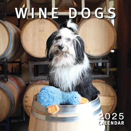 Wine Dogs USA 2025 Calendar