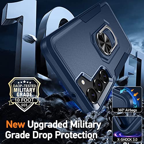 Oneagle For Samsung Galaxy S23+ Plus Case[6 In 1], Samsung S23+ Plus Phone Case 5G With [360° Rotatable Kickstand Ring][2X Lens Protectors & 2X Screen Protectors] Shockproof Case For S23 Plus 6.6 Inch #TOP2