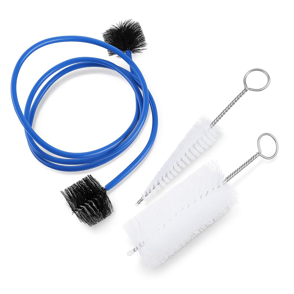 3PCS Outil Nettoyage Embouchure de Trompette Kit, Brosse Embouchure...