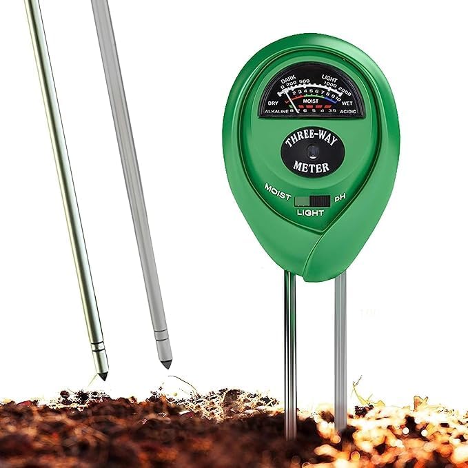 Soil pH Meter 3-in-1 Soil Test Kit | for Moisture, Light & pH | Gardening Tools for Lawn, Farm, Plants & Herbs | Indoor & Outdoor Soil Tester for Agriculture with High Accuracy-picture-19