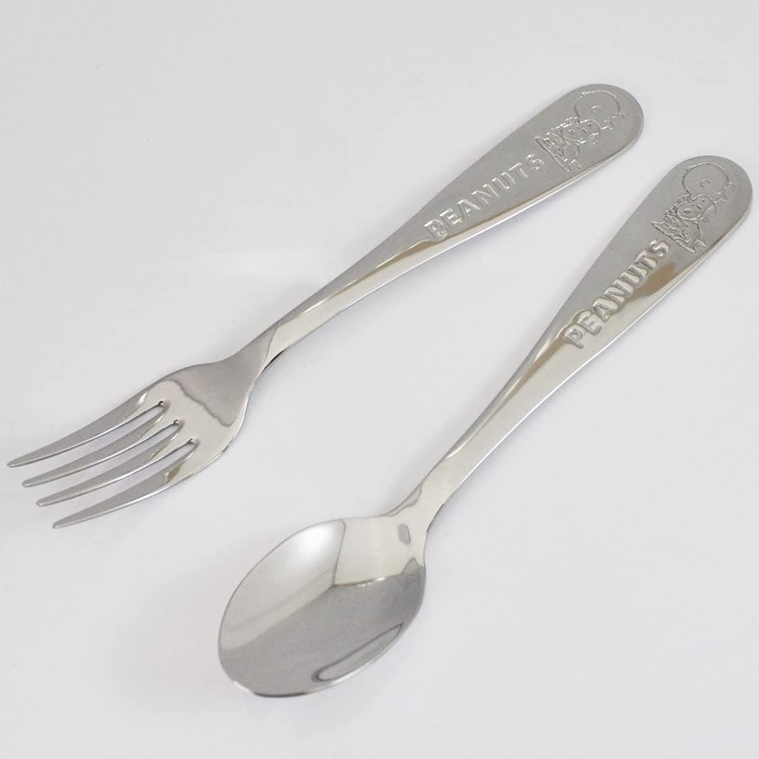Skater FS1C-A Stainless Steel Fork for Adults, Engraved Snoopy