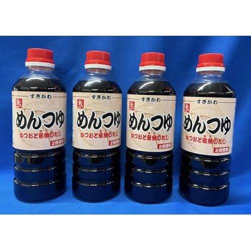 あごだし めんつゆ(2倍濃縮)500ml×4本