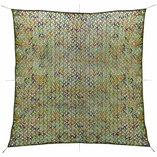 vidaXL Tarnnetz mit Aufbewahrungsbeutel Schnelltrocknend Flecktarn Bundeswehr Armee Netz Tarnung Camping Jagd Outdoor Dekonetz 6x6m