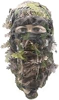 Vista 1 de Ghillie Camouflage Leafy Hat 3D Full Face Mask Headwear Turkey Camo Hunter Hunting Accessories