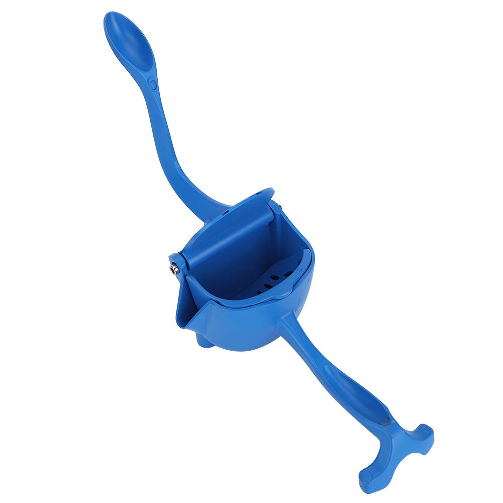 Ubersweet® Manual Juicer, Anti‑drip V‑Shaped Juice Outlet Easy to Clean Fruit Squeezer for Lemon Juice for Citrus Juice(Blue) ||