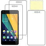 ebestStar Bildschirmschutzfolie für Wiko Pulp Fab 4G, Kunststoff, weich, kratzfest, 3 Stück