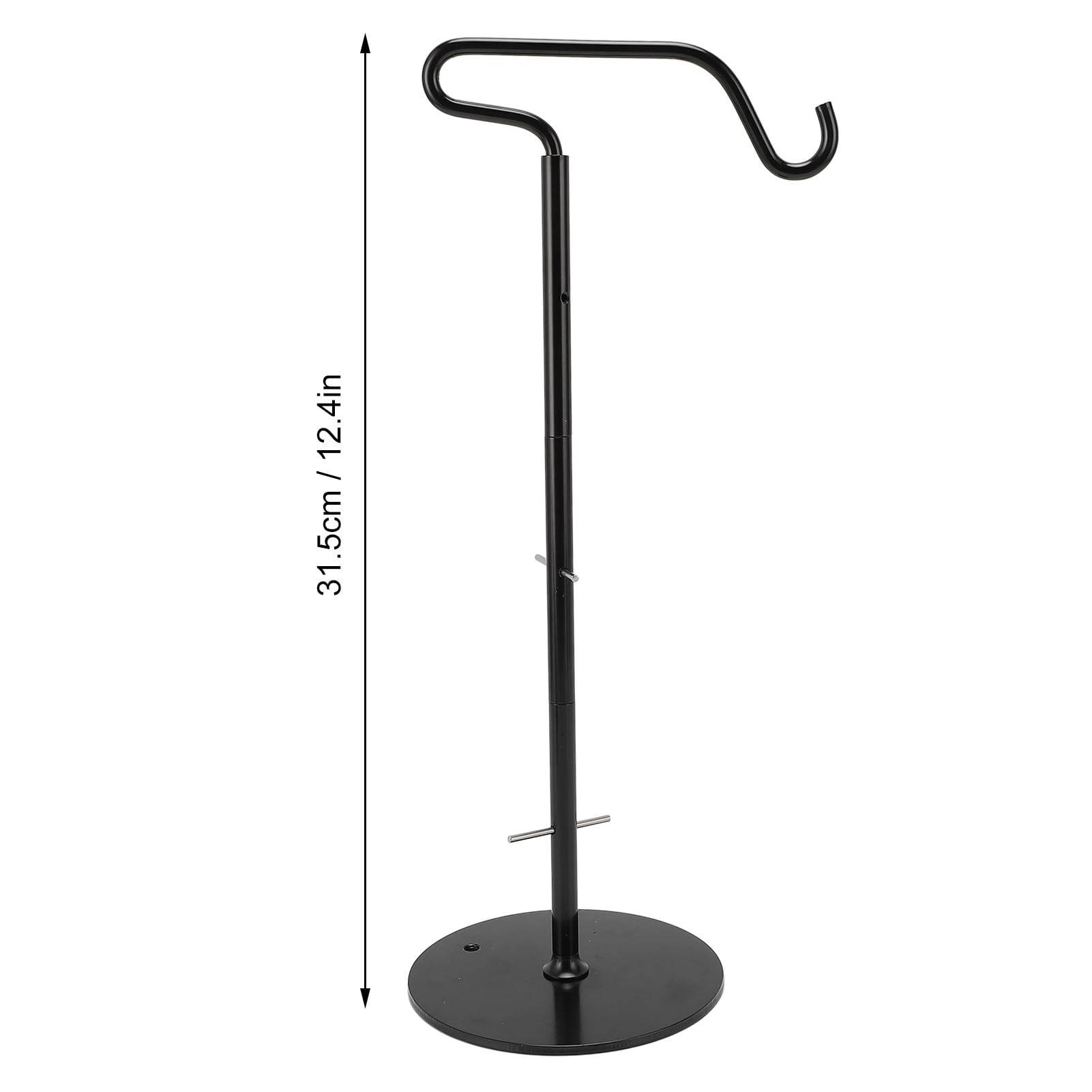 lvifloae Camping Light Stand Pole with Hook Adjustable Height Folding Aluminum Alloy Camping Lantern Pole Hanger for Outdoor Picnic Fishing Camping Lantern Stand Camping