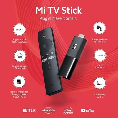 Xiaomi Mi TV Stick Full HD HDR HDMI Quad-Core DDR4 Bluetooth WiFi Dolby DTS HD descodificação dupla