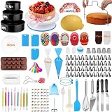 Cake Decorating Supplies | Cake Decorating Kit Baking Supplies Set For Beginners | Rotating Cake Tur