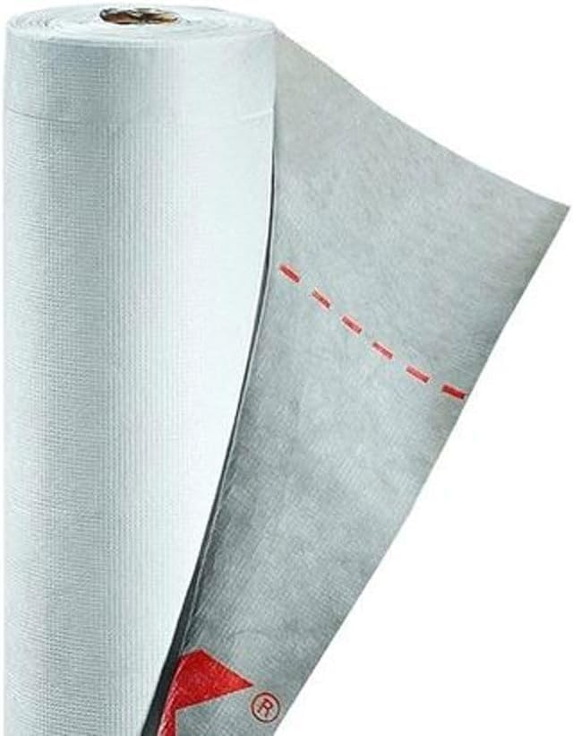 ABS Breathable Membrane Roofing Felt 100GSM – 1m x 25m Roll | Roof Felt Underlay for Sheds, Slated & Pitched Roofs | Breathable Roofing Membrane for Use Beneath Tiles (100Gsm - 1m x 25m)