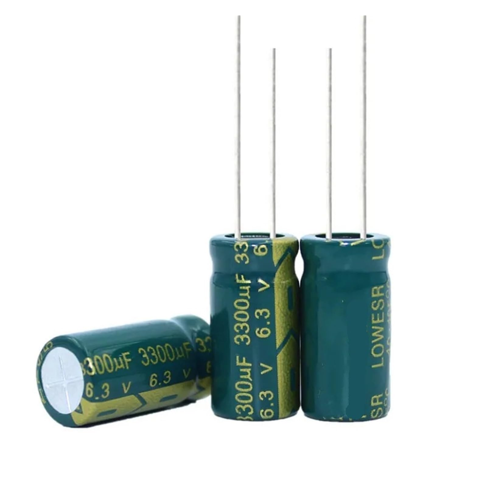 AARTERZZA 500PCS 6.3V3300UF 3300UF 6.3V Electrolytic Capacitor 10 * 20MM