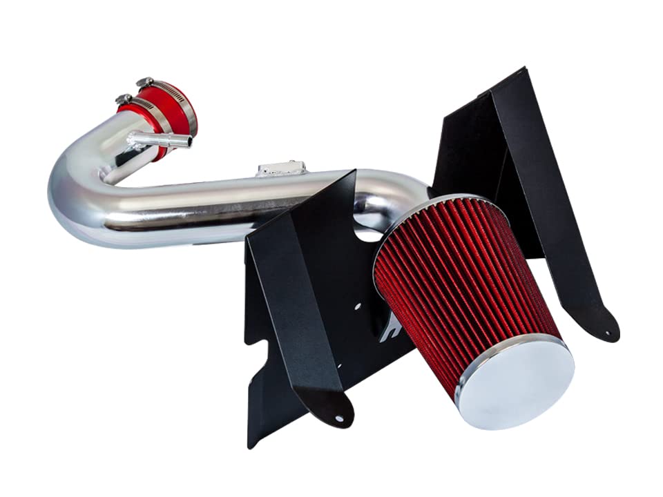 Kit Admission Air Froid + Filtre Rouge Pour Ford Mustang GT 4.6L V8 2005-2009 - Marque Zoncar
