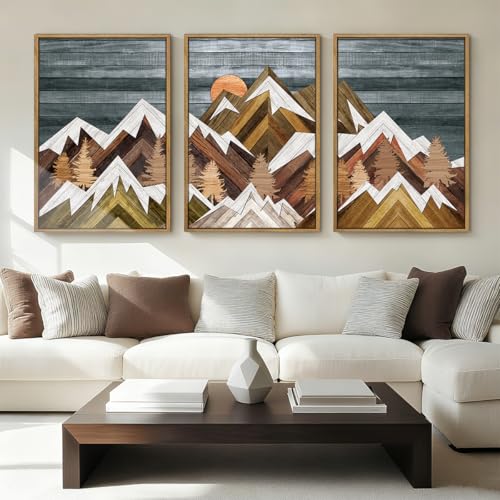 BINCUE Extra Large Mountain Wall Art Decor large Artwork Mountain