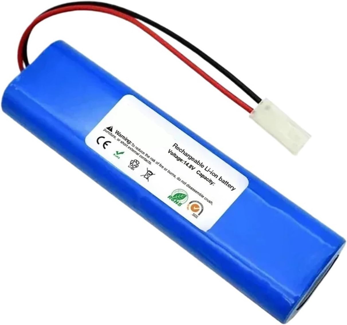 14.4V 4000mAh Battery Pack，Compatible For Qihoo，Compatible For 360，S6 Robot Vacuum Cleaner Replacement(3500mAh 1pcs)