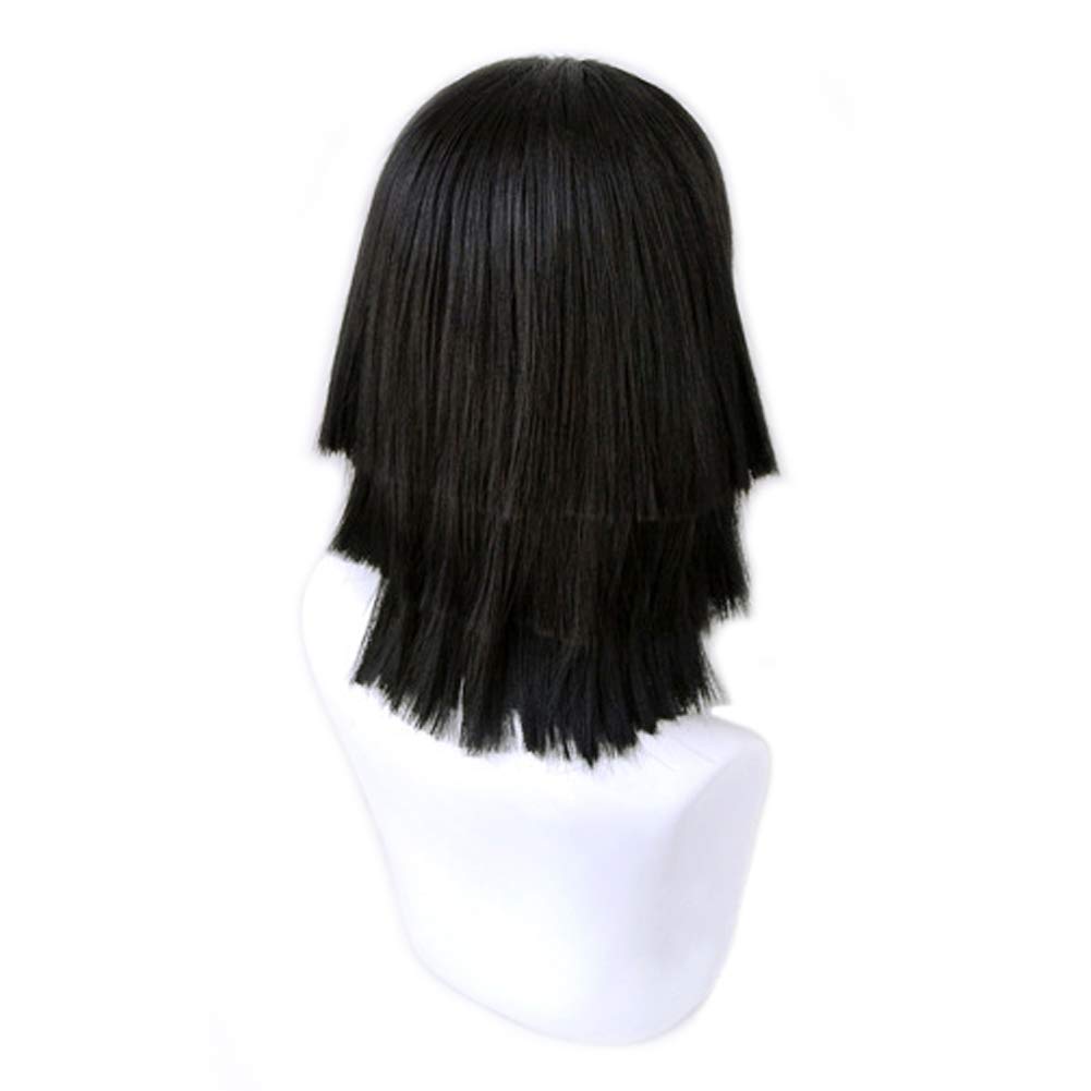 HIROAKIYA Parrucca Obanai Iguro Cosplay Wig with Wig Cap