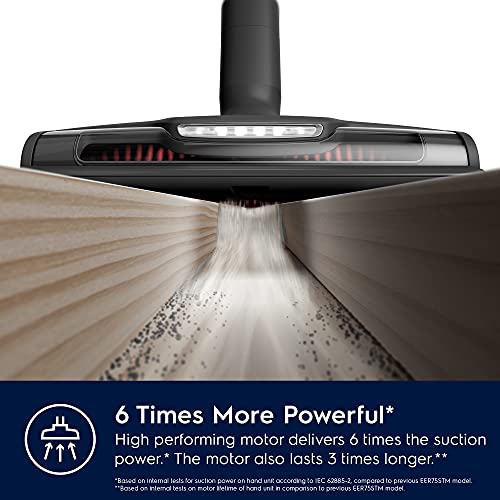 Electrolux 800-Ultimate, Aspirateur Balai sans Fil, 2 en 1, jusqu'à 1h d'Autonomie, Puissance Automatique Intelligente, Technologie Cyclonique, EP81U25ULT, Gris - Image 5