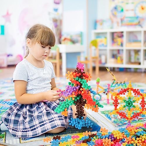 TOMYOU 200 Pieces Building Blocks Kids STEM Toys Educational Discs Sets Interlocking Solid Plastic for Preschool Boys and Girls Aged 3+, Safe Material Creativity - 4