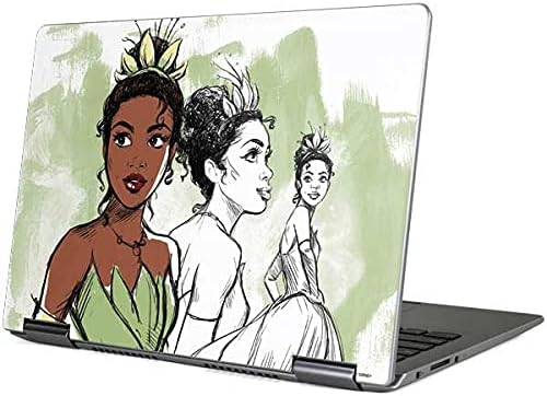 Skinit Decal Laptop Skin Compatible with Yoga 710 14in - Officially Licensed Disney Princess Tiana Sketch Design