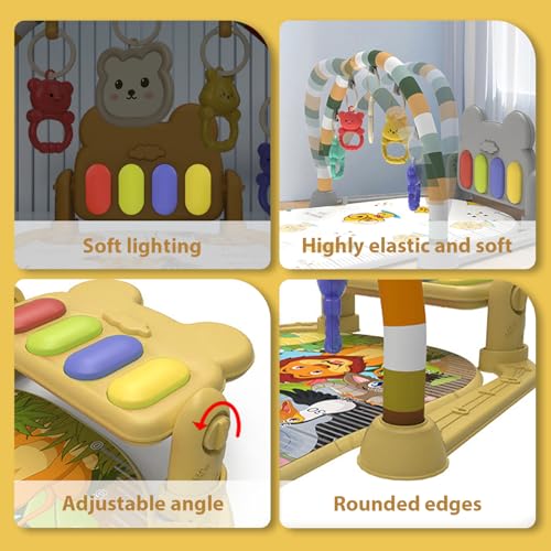 Tapis de jeu de gymnastique pour bébé cadeau de naissance idéal - 2