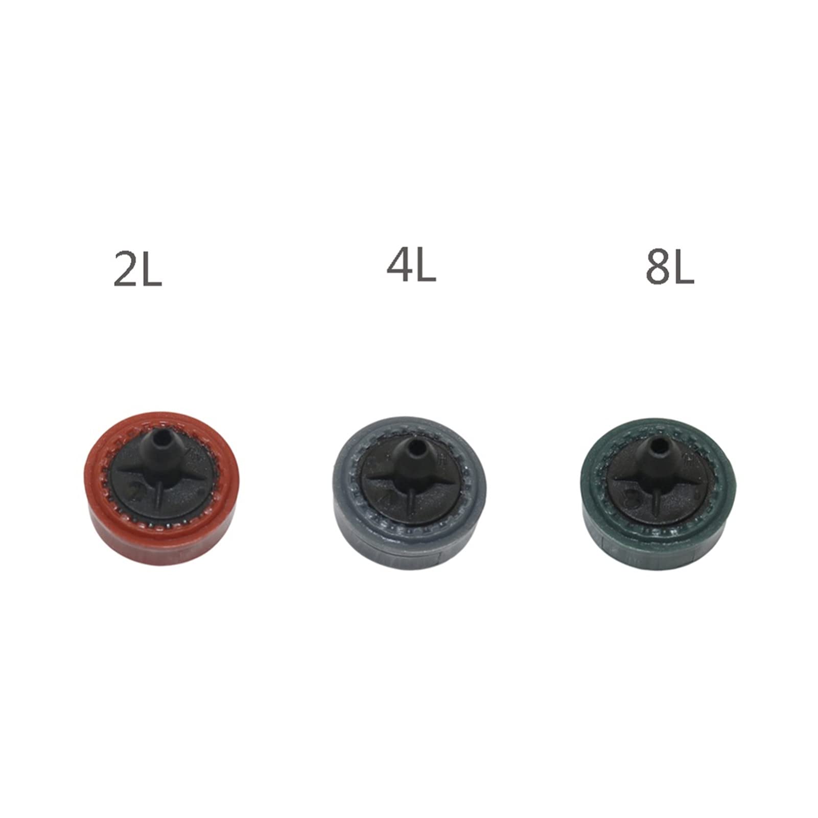 Serra Micro irrigazione a Goccia 2L / H, 4L / H, 8L / H Micro compensazione della Pressione Dripper Dripper Dripper Agrario Online Dripper PC Dripper Dripper Dripper Irrigation 500 PCS (Color : 4L)