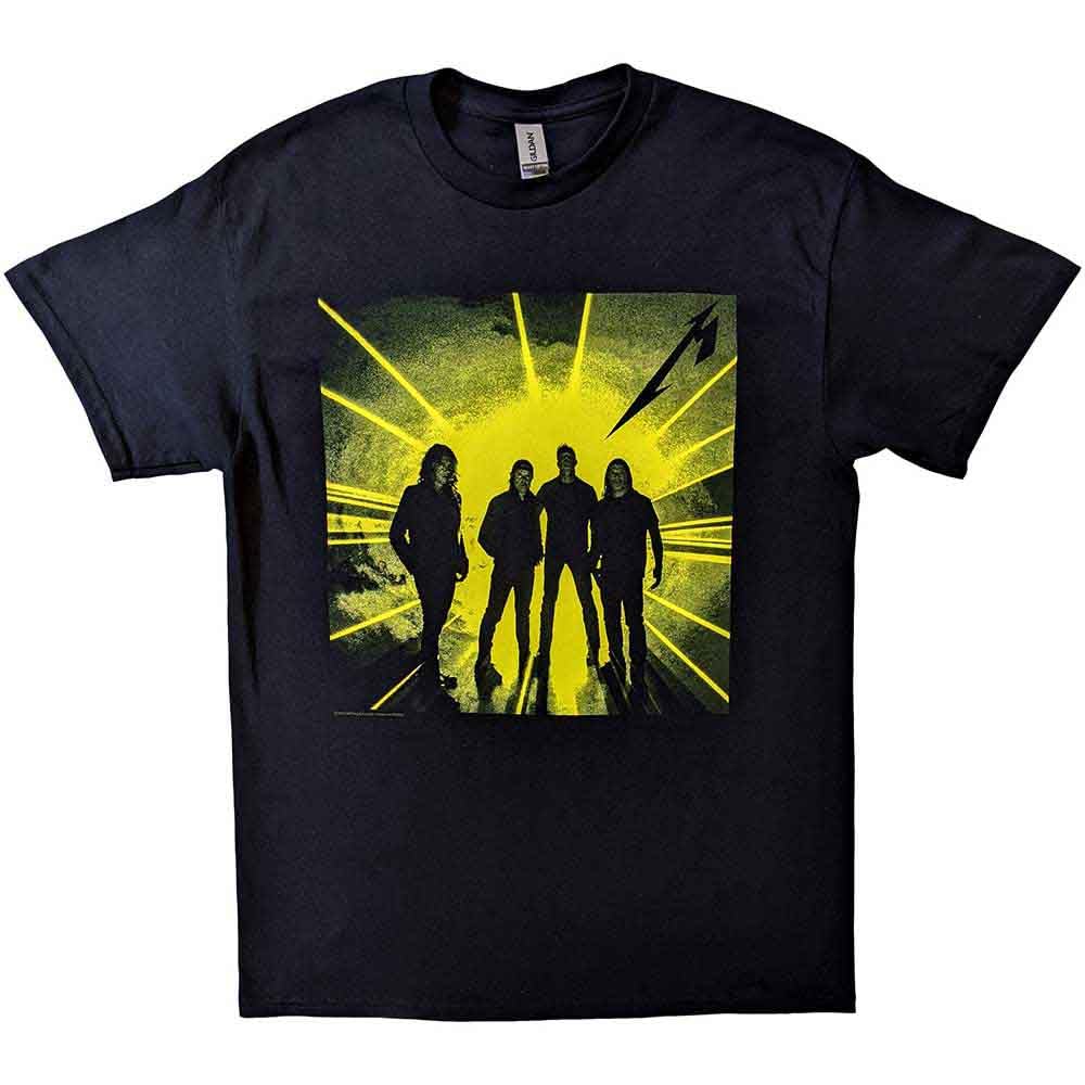 Paradiso Clothing Unisex Black Metallica M72 Seasons Burnt Strobet Shirt - Xxl