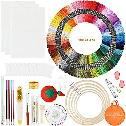 Kit completo de bordado de 205 piezas MOOING Cover