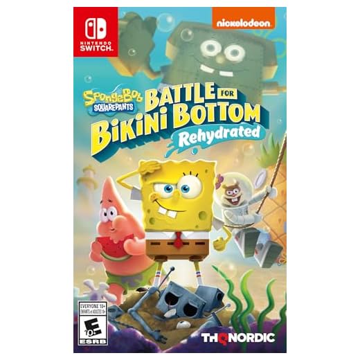Spongebob Squarepants: Battle for Bikini Bottom - Rehydrated - Nintendo Switch Standard Edition