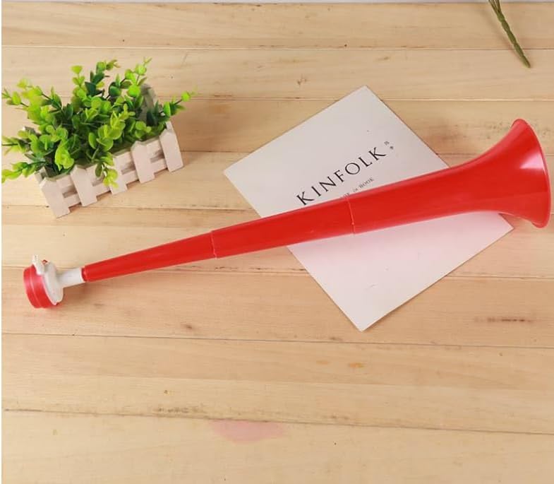 Miniatura 5 de 6 bocinas plegables de plástico para estadio, bocinas de aire plegables para eventos deportivos, juegos de fútbol, graduación, escuela, deportes,