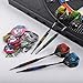 CyeeLife Soft Tip Darts Set - 12 Pack Professional Darts with 4 Colored Barrels, 24 Dart Flights, 50 Extra 2BA Tips for Electronic Dartboard - Perfect for Home, Pub & Party Games