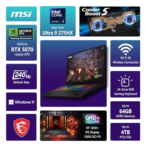 MSI Raider GE68 HX laptop