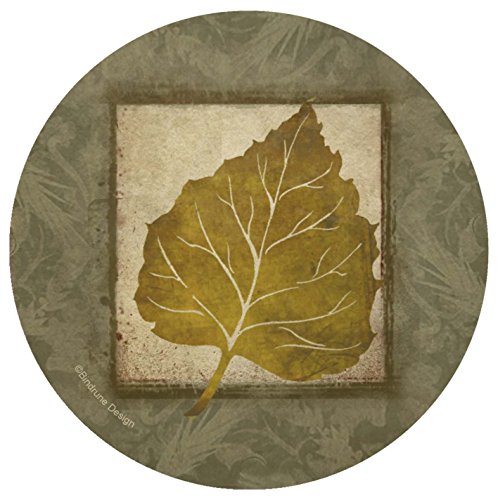 Thirstystone Stoneware Coaster Set, Aspen Leaf