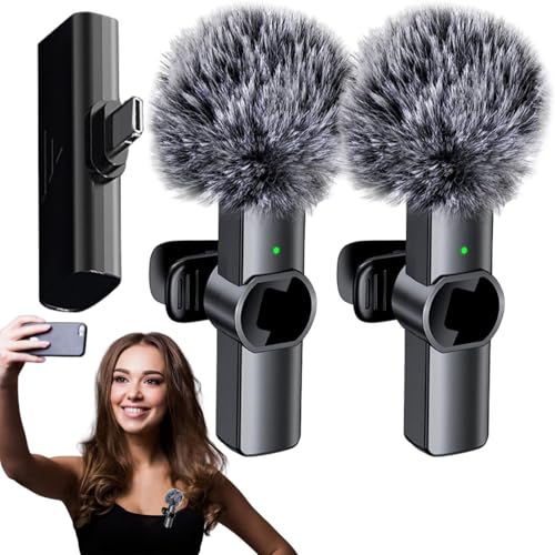 Microphone sans fil longue portée pour un enregistrement vidéo fluide