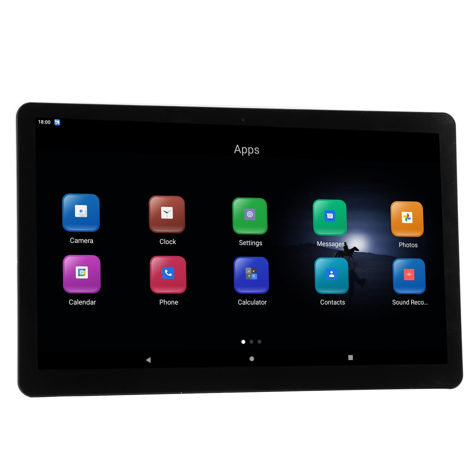 Tablet per poggiatesta 15,6 pollici, schermo IPS 1080p, con rotazione di 90 gradi per Android 11, ideale per autobus, SUV, default