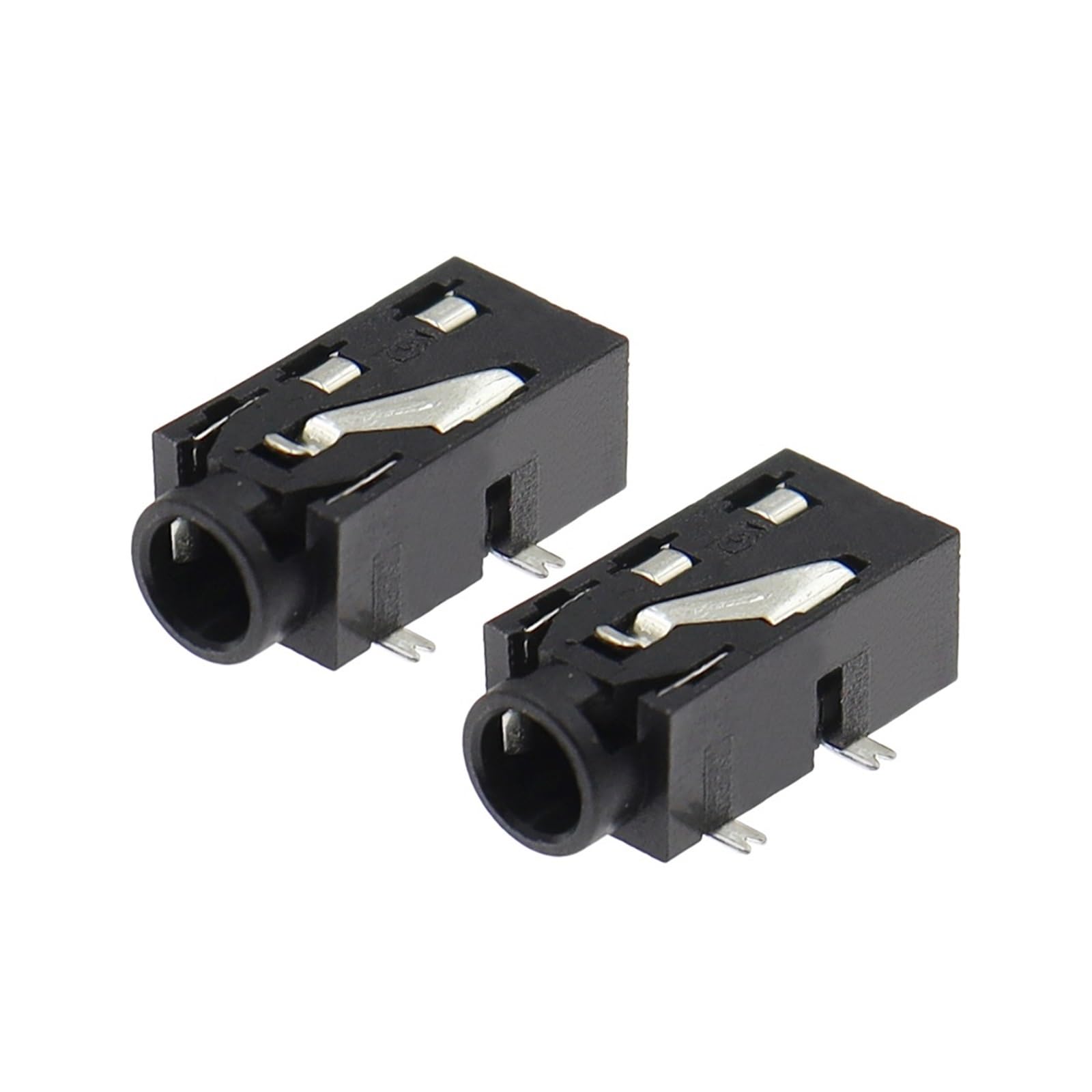 MWRFKJOB 10PCS 3.5mm Female Connector PJ327 5Pin SMT SMD Headphone Jack Socket PJ-327F