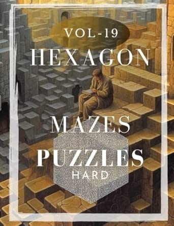 Hard Hexagon Mazes Puzzles Vol-19: Deductive Reasoning Maze Puzzle ...