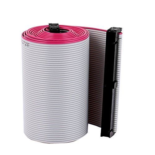 Aexit Cable Plano 50P 2.54mm Pitch 1.28m Hembra a Hembra miniatura 1