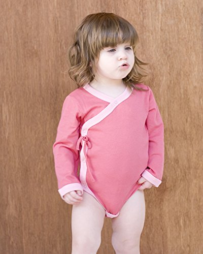 Babysoy Baby Kimono Wrap Around Onesie Bodysuit3