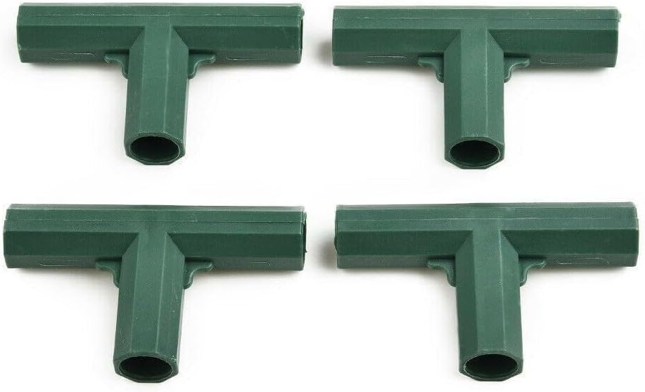 Pipe Fitting for Assembling Outdoor Structures with Compatibility Across Plastic PVC and Metal Tubing 16 17mm Inner Size (E)