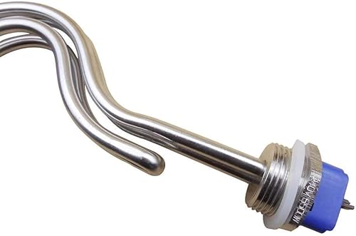 Miniatura 2 de dernord 240V Elemento Calentador de inmersión, pinzas de infusión tubular 1 pulgada, 5500.00watts, 240.00 volts