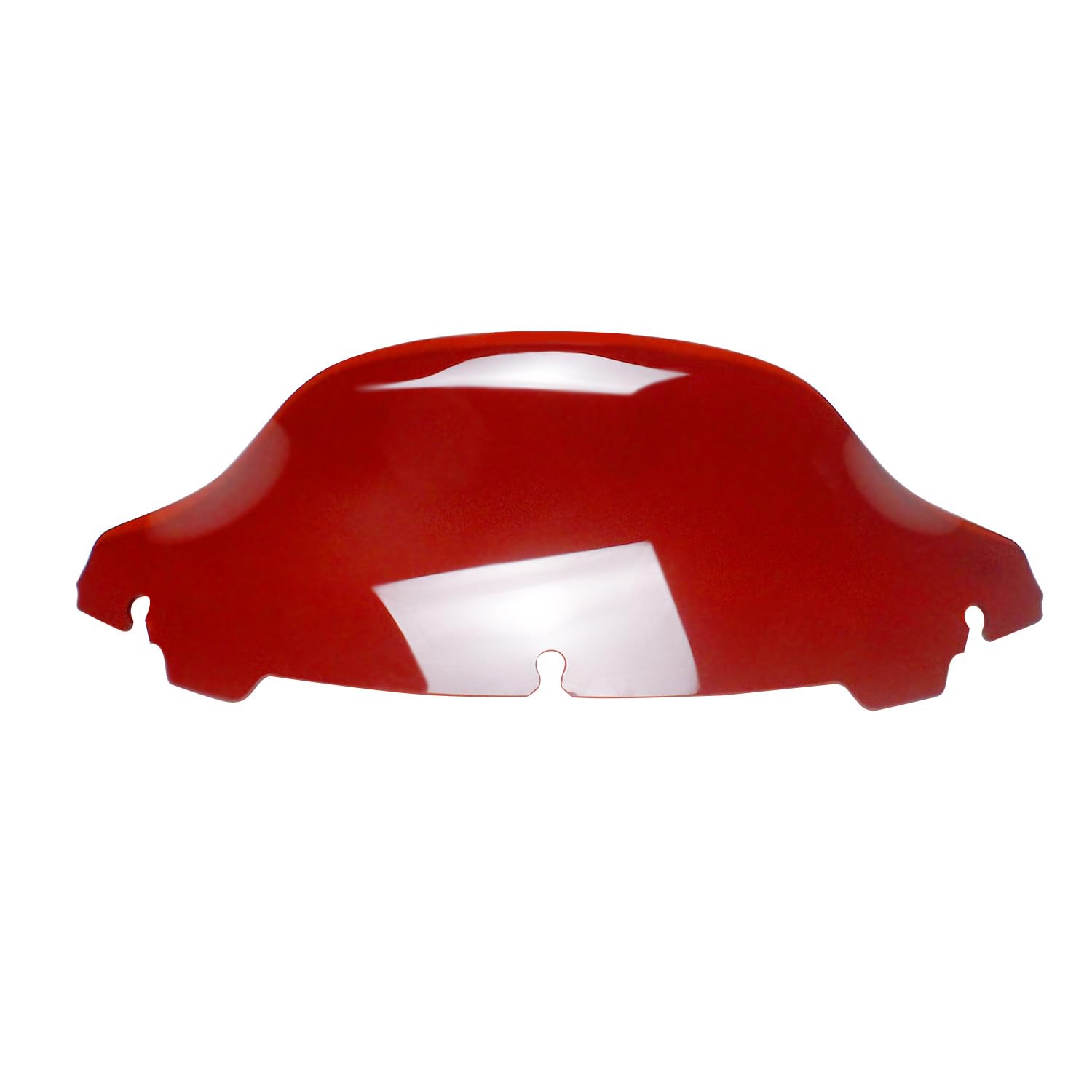 PJMTCUSTOM7.0" Tall Red Acrylic 100% PMMA Windshield Windscreen for Harley Davidson 2014-2023 Street Glide, Ultra Limited, Triglide FLHX (Red)