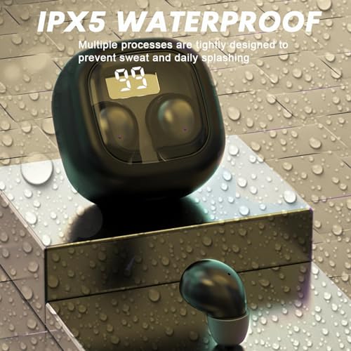 Xmenha XMENHA-SJJ-SK19-SKIN Smallest Invisible Mini Earbuds Wireless Bluetooth, Low Profile Micro Tiny Discreet Hidden Earbuds For Work, Small Headphones, Invisible Sleep Wireless Earphone Ipx5 Waterproof For Small Ear Canals thumb #4