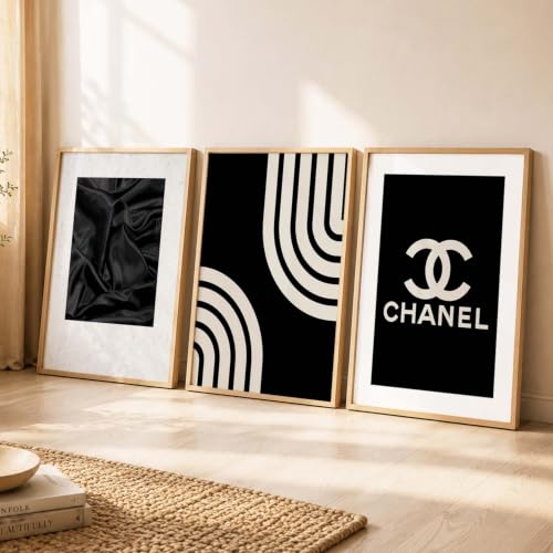 Image of HOTHOUSE Decorative Boho Wall Art Home Decor Painting poster With Frame For Living Room Hotel Wall Decor Digital Reprint Set of 3 (13X17 inch)